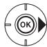 PENTAX OPTIO S60 - Appuyez sur le bouton de navigation (◀▶). - 2