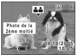 PENTAX OPTIO S60 - Prise de deux photographies en une (Mode deux-en-un) - 3