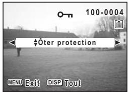PENTAX OPTIO S60 - Protection de l'ensemble des images/des sons - 1