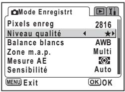 PENTAX OPTIO S60 - Comment utiliser les menus - 3