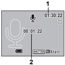 PENTAX OPTIO S60 - Enregistrement de son (mode enregistrement vocal) - 2