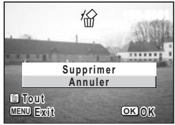 PENTAX OPTIO S60 - Suppression individuelle d'images et de sons - 2
