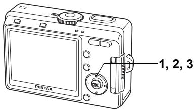 PENTAX OPTIO S60 - Réglage de la fonction d'enregistrement de messages vocaux - 2