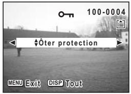 PENTAX OPTIO S60 - Protection des images/des sons contre l'effacement (Protéger) - 1