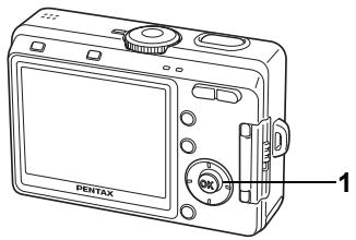PENTAX OPTIO S60 - Appuyez sur le bouton OK. - 3
