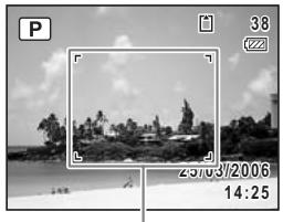 PENTAX OPTIO W10 - Confirmez le sujet et les paramètres de la prise de vue sur l'écran LCD. - 1