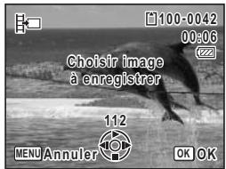 PENTAX OPTIO W10 - Sauvegarde de l'image d'une séquence vidéo comme image fixe - 1