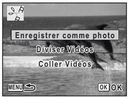 PENTAX OPTIO W10 - Division d'une séquence vidéo - 6