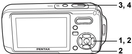PENTAX OPTIO W10 - Utilisation du retardateur - 4