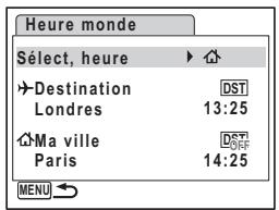 PENTAX OPTIO W10 - Appuyez deux fois sur le bouton MENU. - 1