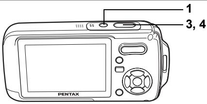 PENTAX OPTIO W10 - Appuyez sur le bouton OK - 3