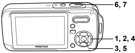 PENTAX OPTIO W10 - Prise de vue avec son (mémo vocal) - 3