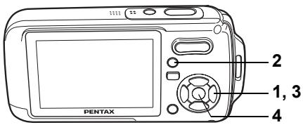 PENTAX OPTIO W10 - Branchement de l'appareil à un équipement audiovisuel - 3