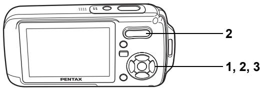 PENTAX OPTIO W10 - Enregistrement d'un mémo vocal - 3