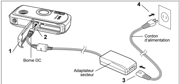 PENTAX OPTIO WP - Charge de la batterie à l'étranger - 13