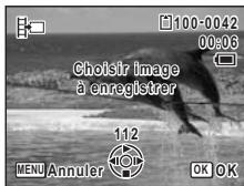 PENTAX OPTIO WP - Sauvegarde de l'image d'une séquence vidéo comme image fixe - 1