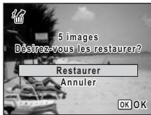 PENTAX OPTIO WP - Restauration d'images supprimées - 1