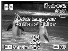 PENTAX OPTIO WP - Division d'une séquence vidéo - 1