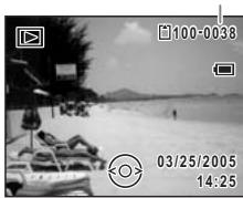 PENTAX OPTIO WP - Appuyez sur le bouton ▶ après avoir pris une photo. - 1