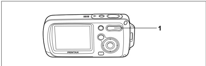 PENTAX OPTIO WP - Pressez le déclencheur à fond. - 2