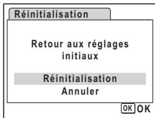 PENTAX OPTIO WP - Réinitialisation des réglages par défaut (Réinitialisation) - 1