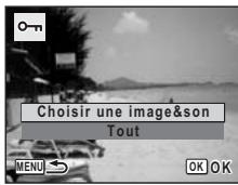 PENTAX OPTIO WP - Protection des images et des fichiers son contre l'effacement (Protéger) - 1