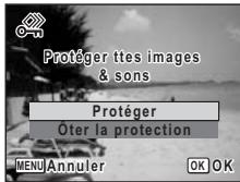 PENTAX OPTIO WP - Protection de l'ensemble des images/des fichiers son - 2