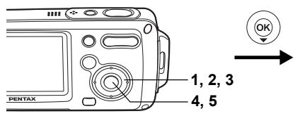 PENTAX OPTIO WP - Ajout d'un mémo vocal aux images - 1