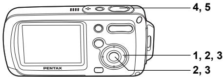 PENTAX OPTIO WP - Prise de vue avec son (mémo vocal) - 3