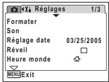 PENTAX OPTIO WP - Changement de l'écran de démarrage - 3