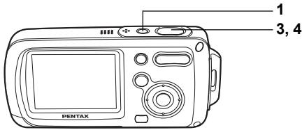 PENTAX OPTIO WP - Appuyez sur le bouton OK - 3