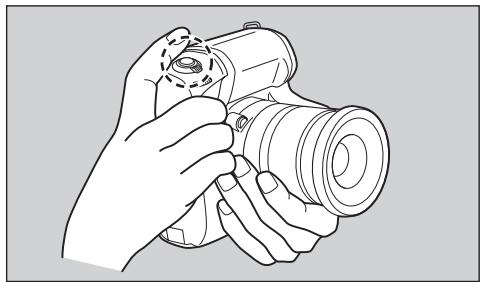 PENTAX D-BG1 - PRISES DE VUES AVEC L'APPAREIL PHOTO EN POSITION VERTICALE - 1