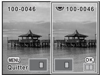 PENTAX K-M - Tournez la molette de selection pour selectionner une image a comparer. - 1