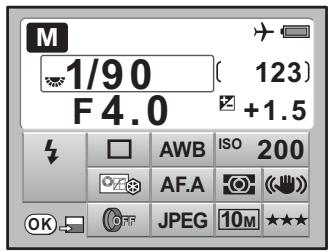 PENTAX K-M - Utilisation du mode M (manuel) - 4