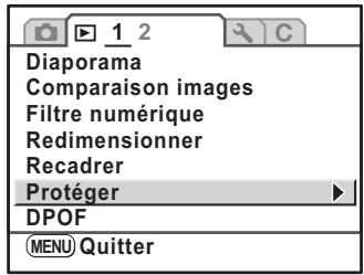 PENTAX K-M - Protection d'une image - 1