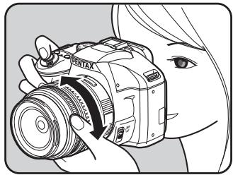 PENTAX K-M - Utilisation du cadre de visée - 2