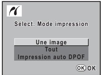 PENTAX K-M - Connexion de l'appareil à l'imprimante - 2