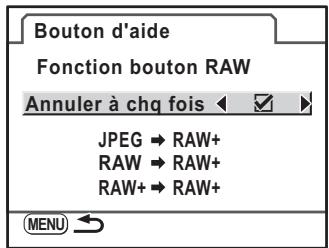 PENTAX K-M - Activez (marche) ou désactivez (arrêt) à l'aide du bouton de navigation (▲▶). - 1