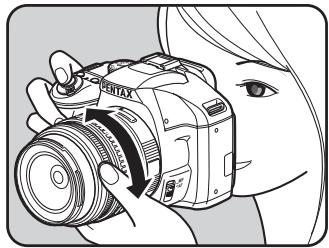 PENTAX K-M - Utilisation du témoin de mise au point - 2
