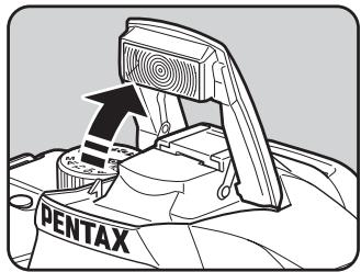PENTAX K-M - Appuyez sur le déclencheur à mi-course. - 1