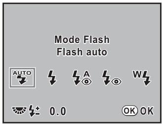 PENTAX K-M - Correction du dosage du flash - 1