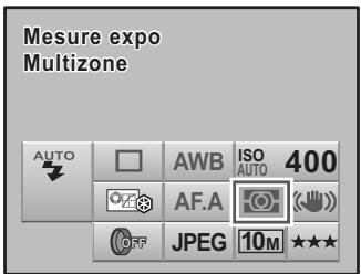 PENTAX K-M - Appuyez sur le bouton OK de I'ecran de contrôle. - 1
