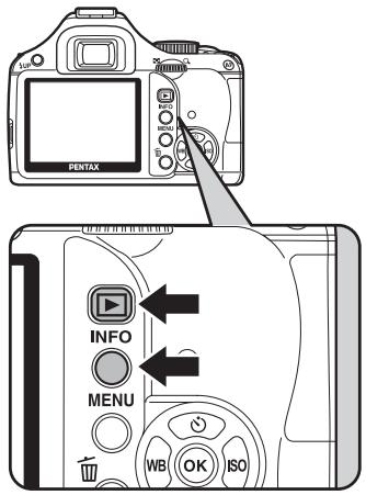 PENTAX K-M - Appuyez sur le bouton après avoir pris une photo. - 1