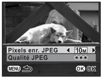 PENTAX K-M - Utilisez le bouton de navigation (▶) pour sélectionner une image puis appuyez sur le bouton OK. - 2