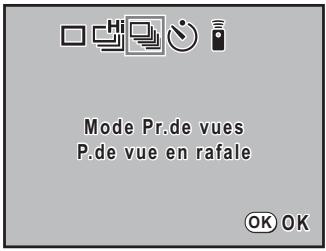 PENTAX K20D - Appuyez sur le bouton de navigation (▲) et utilisez le bouton de navigation (◀▶) pour sélectionner □. - 1