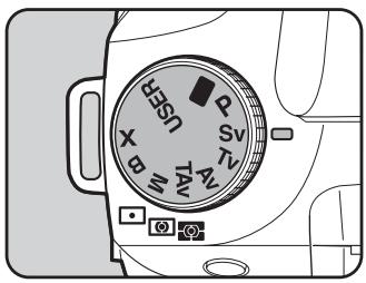 PENTAX K20D - Réglez le sélecteur de mode sur Sv. - 1