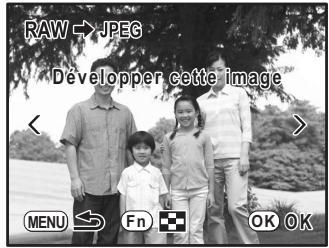 PENTAX K20D - Appuyez sur le bouton de navigation (▼). - 1