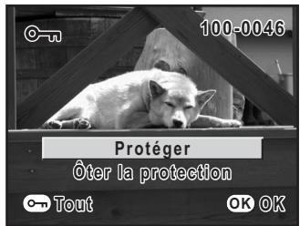 PENTAX K20D - Protection des images contre la suppression (protection) - 3