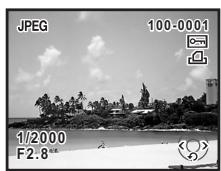 PENTAX K20D - Appuyez sur le bouton ▶ après avoir pris une photo. - 2