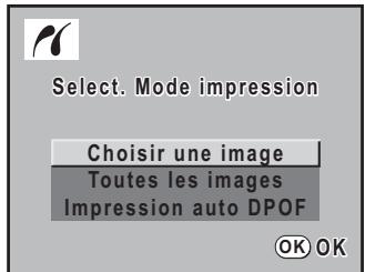 PENTAX K20D - Connexion de l'appareil à l'imprimante - 2